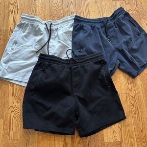 Old Navy Men's Athletic Shorts - Black, Navy, Light Gray - Bundle All 3 for $10🔥